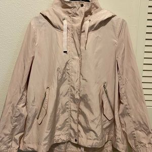 Zara Light Pink Rain Jacket/Windbreaker
